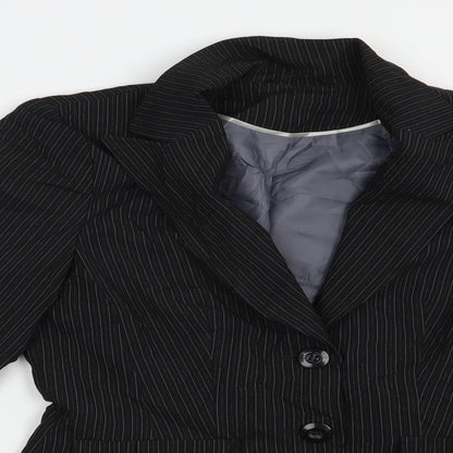 Womens UK Size 8 Dorothy Perkins Black Jacket