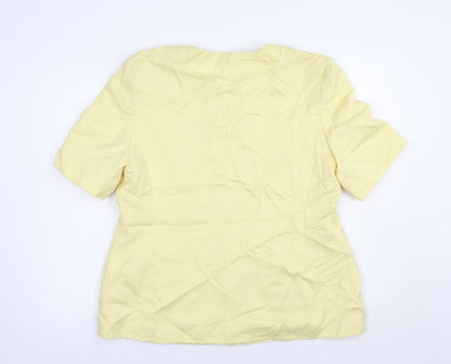 Womens UK Size 16 Affinity Yellow Jacket