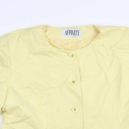 Womens UK Size 16 Affinity Yellow Jacket