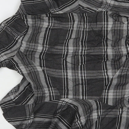 Ribbon Womens Grey Plaid  Jacket Blazer Size 10  Zip