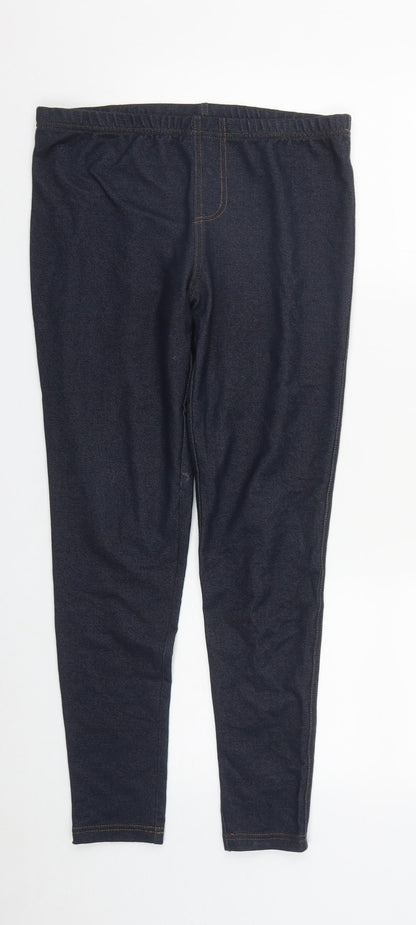 New Look Womens Blue  Cotton Jegging Jeans Size 12 L25 in Regular