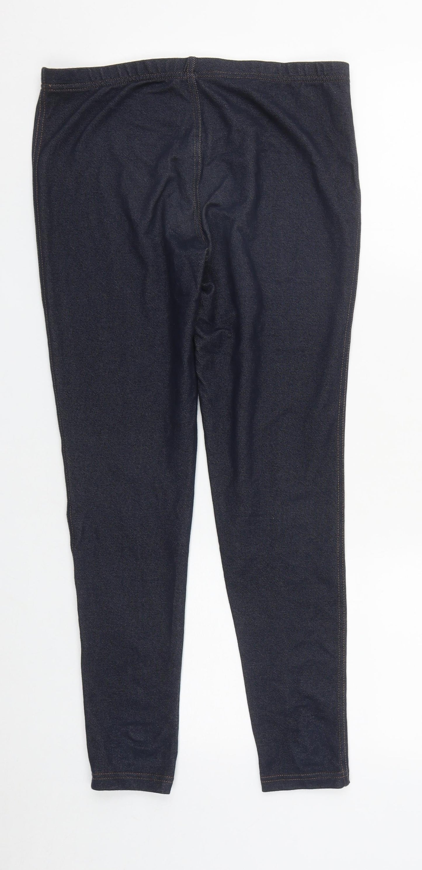 New Look Womens Blue  Cotton Jegging Jeans Size 12 L25 in Regular