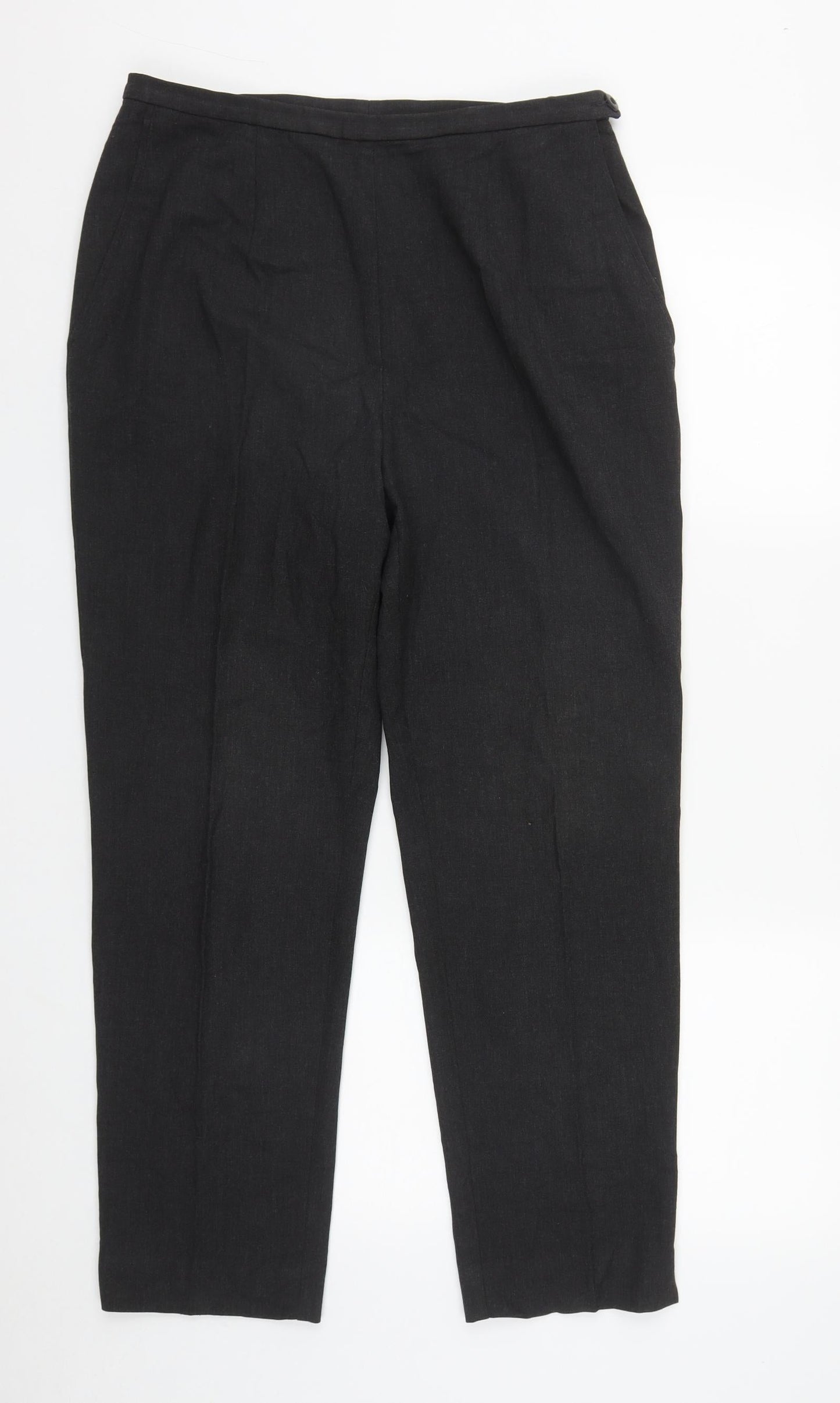 Womens UK Size 16 Marks and Spencer Regular Fit  Grey Trousers
