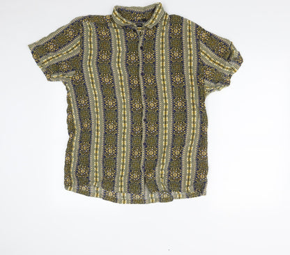Womens UK Size XL Brave Soul Multicoloured Basic Button-Up