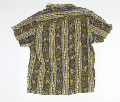 Womens UK Size XL Brave Soul Multicoloured Basic Button-Up