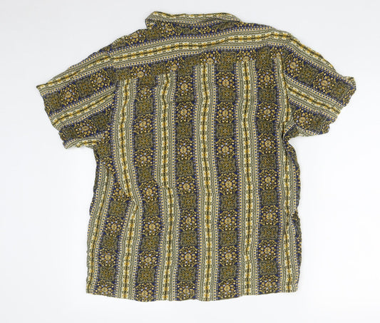 Womens UK Size XL Brave Soul Multicoloured Basic Button-Up