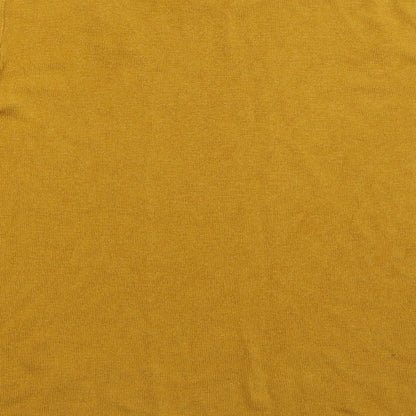 Primark Womens Orange Crew Neck  Acrylic Pullover Jumper Size 14