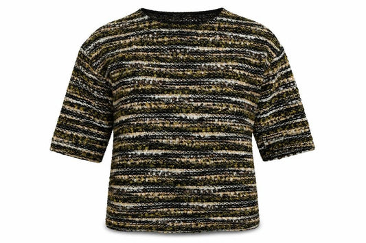 Womens UK Size 10 Nutmeg Gold Pullover Jumper
