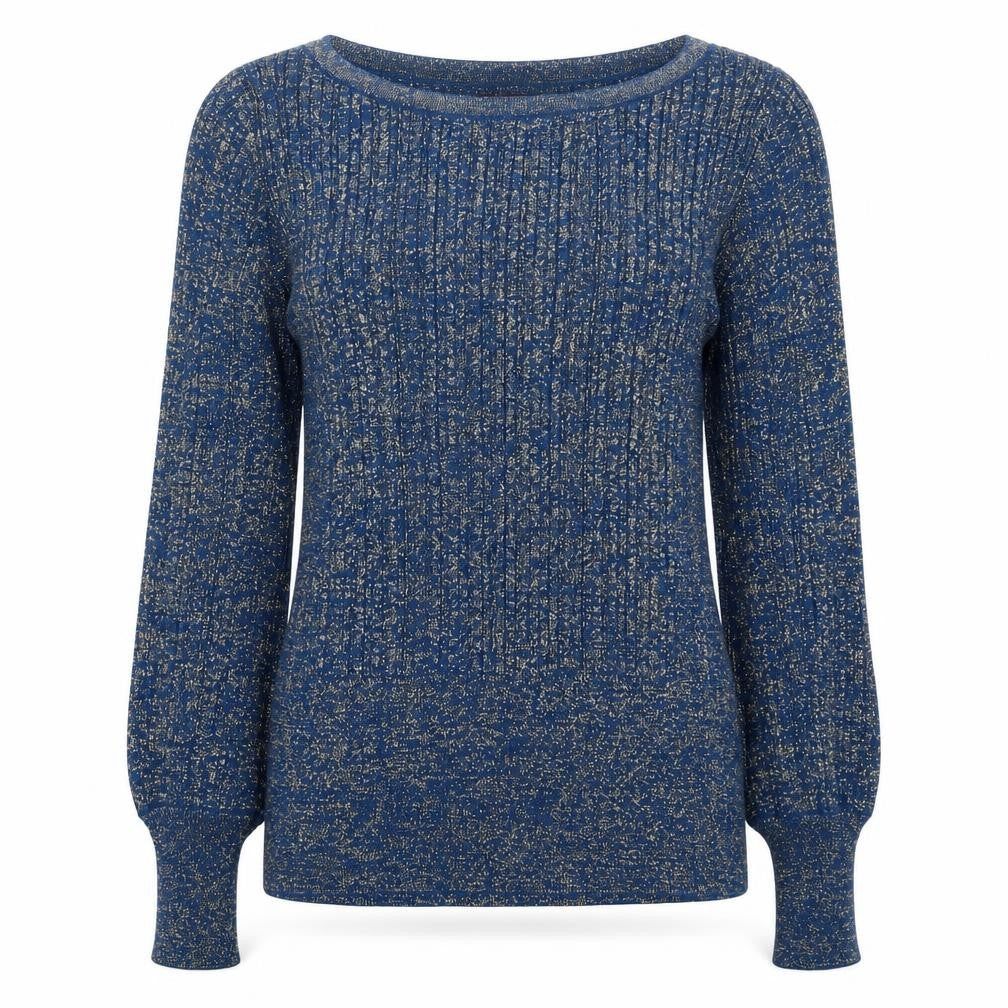 Womens UK Size S Marks and Spencer Blue Pullover Jumper