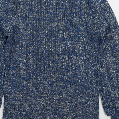 Womens UK Size S Marks and Spencer Blue Pullover Jumper