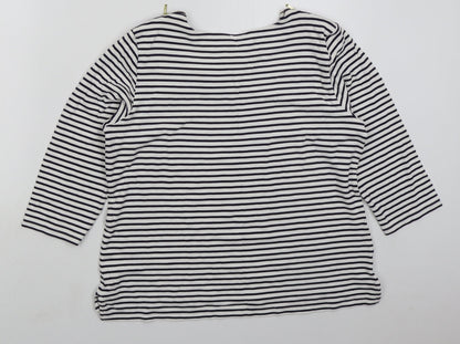 Womens UK Size 16 Marks and Spencer White Pullover Sweatshirt
