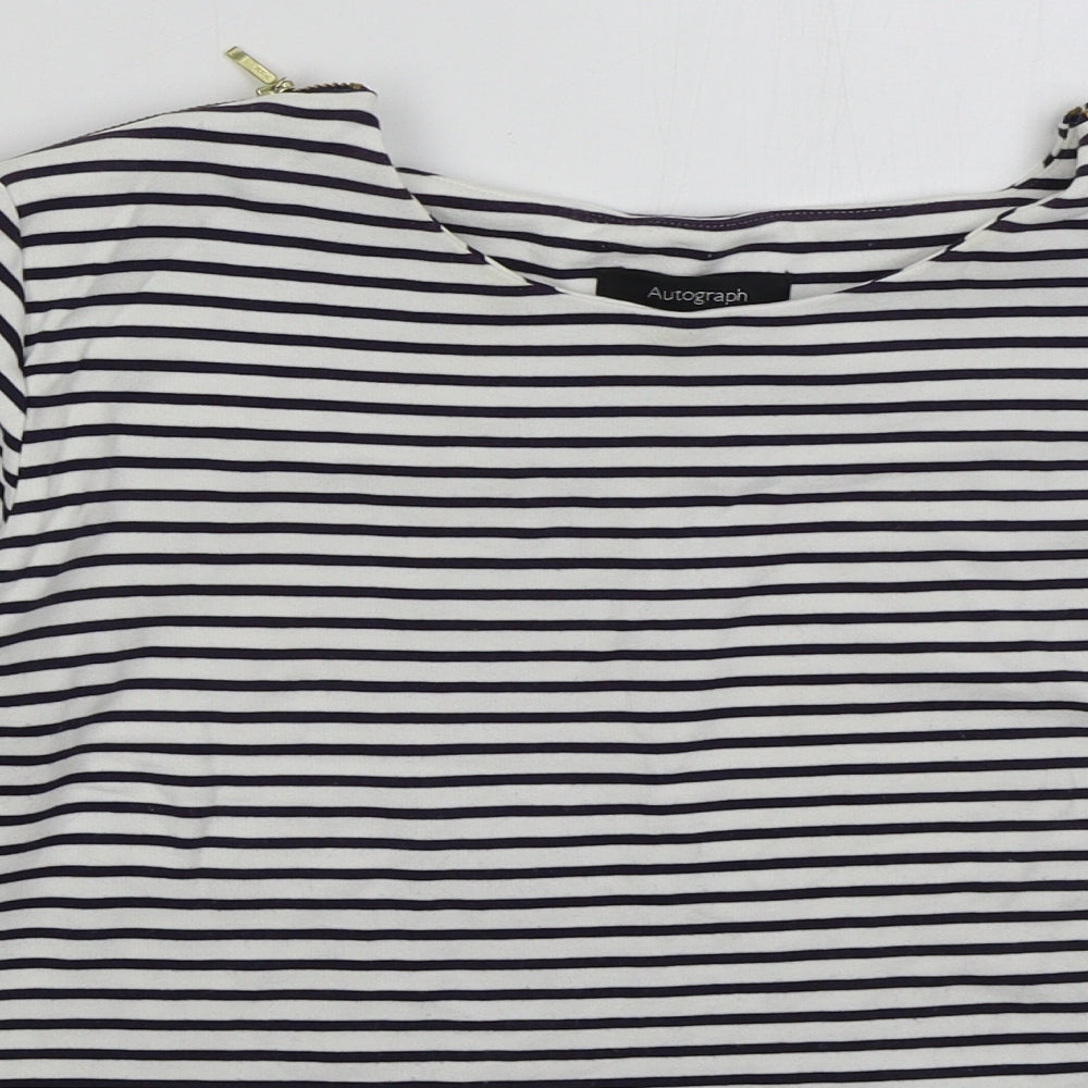 Womens UK Size 16 Marks and Spencer White Pullover Sweatshirt