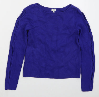 Womens UK Size 10 River Island Blue Pullover Jumper