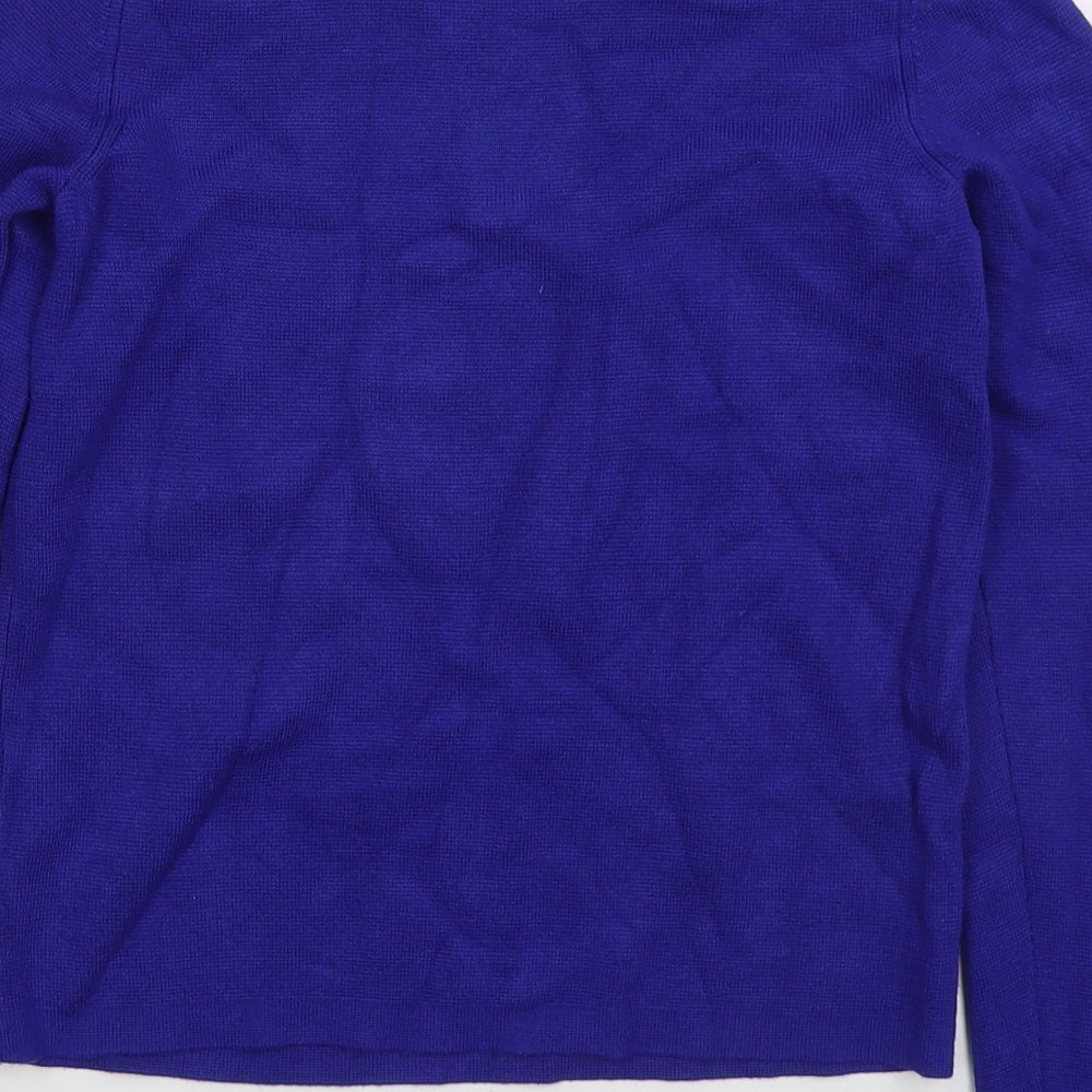 Womens UK Size 10 River Island Blue Pullover Jumper