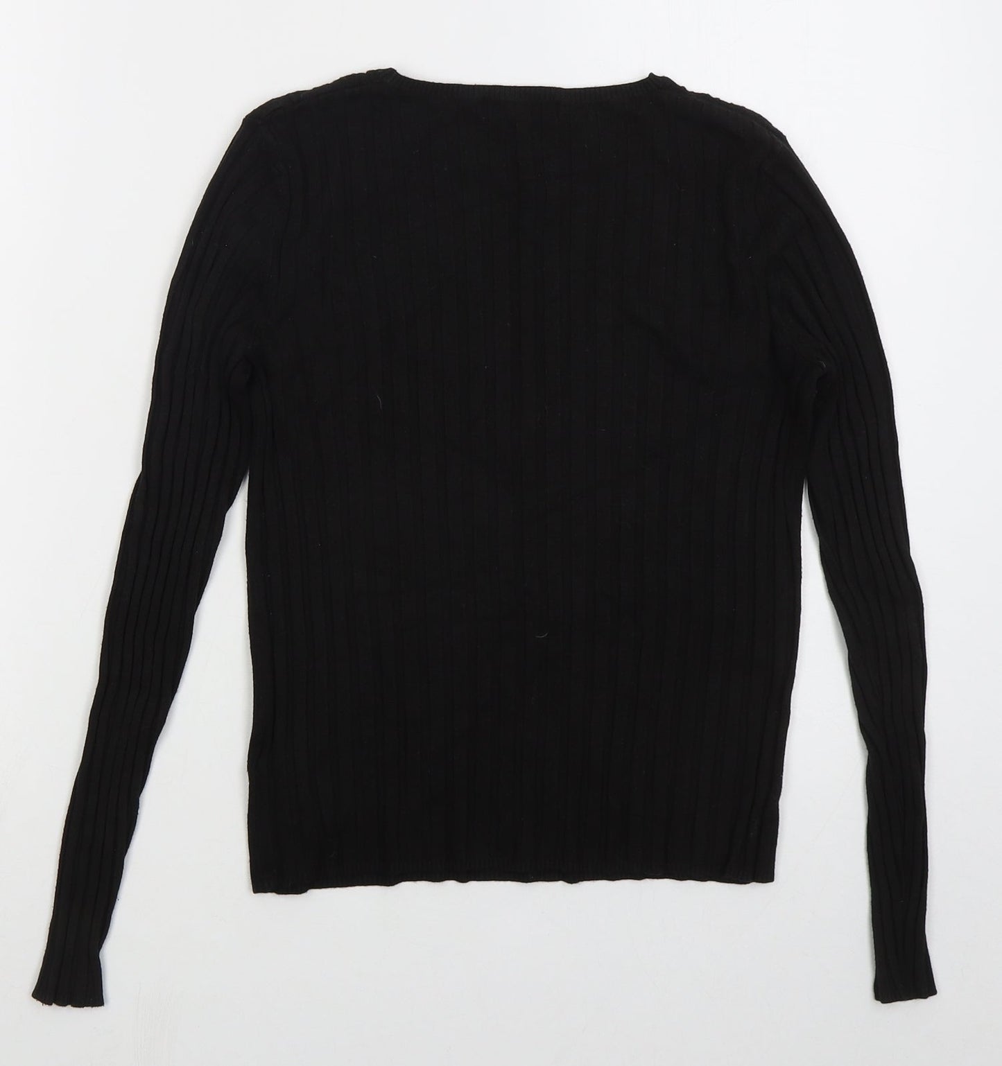 Womens UK Size 10 New Look Black Pullover Jumper