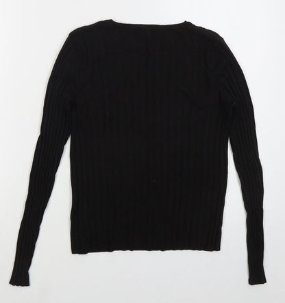 Womens UK Size 10 New Look Black Pullover Jumper