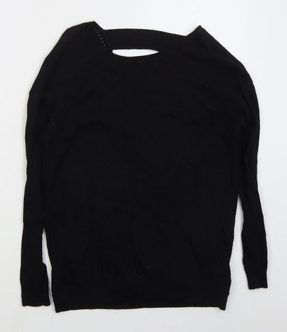 Womens UK Size 10 NEXT Black Pullover Jumper