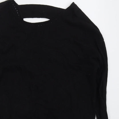 Womens UK Size 10 NEXT Black Pullover Jumper