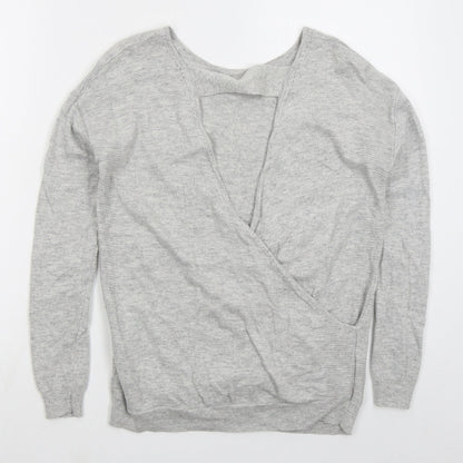 Womens UK Size 10 NEXT Grey Pullover Jumper