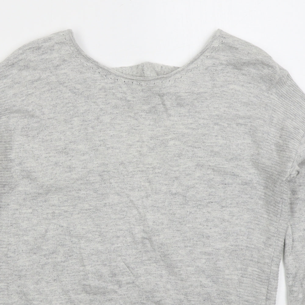 Womens UK Size 10 NEXT Grey Pullover Jumper