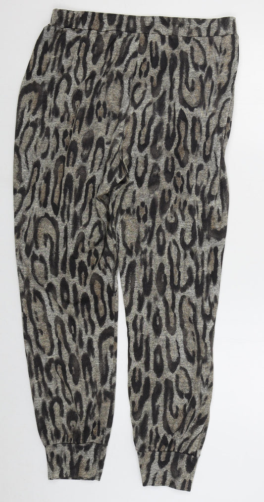 Womens UK Size L New Look Regular Fit Sweatpants Beige Trousers