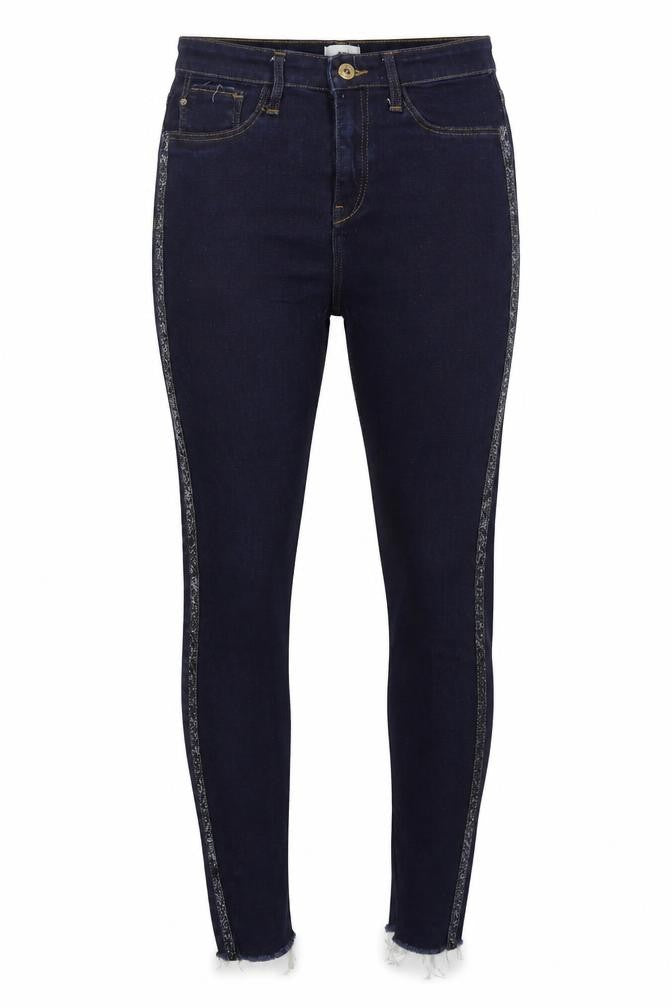 Womens UK Size 10 River Island Regular Fit Skinny Blue Jeans
