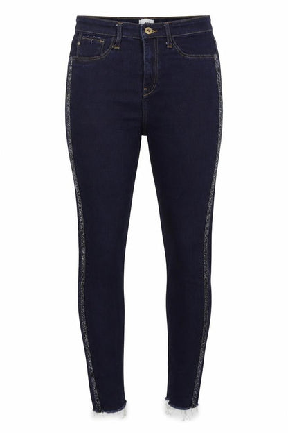 Womens UK Size 10 River Island Regular Fit Skinny Blue Jeans
