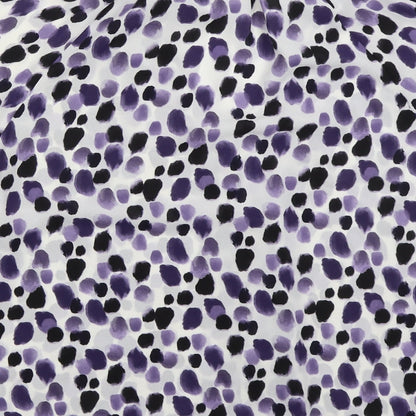 Matalan Womens Purple Geometric Polyester Basic Button-Up Size 14 Collared