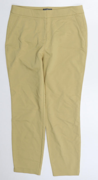 Womens UK Size 12 Papaya Regular Fit  Beige Trousers