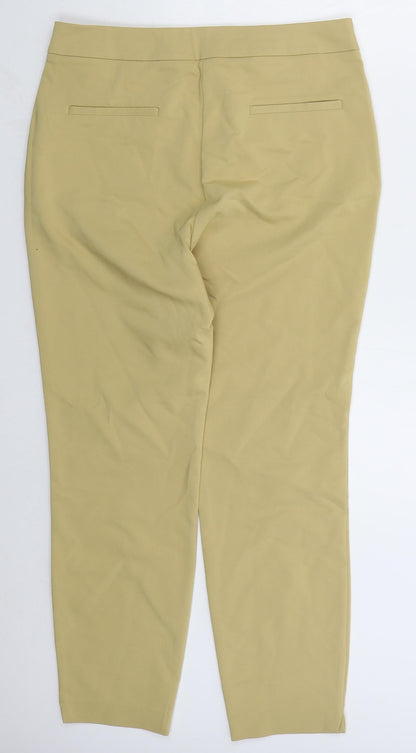 Womens UK Size 12 Papaya Regular Fit  Beige Trousers
