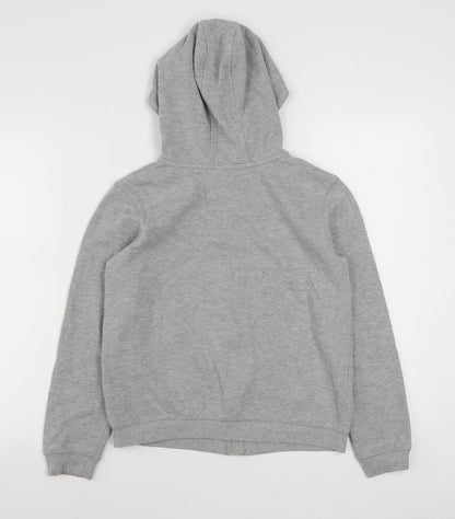 YD Girls Clear  Cotton Full Zip Hoodie Size 12-13 Years  Zip