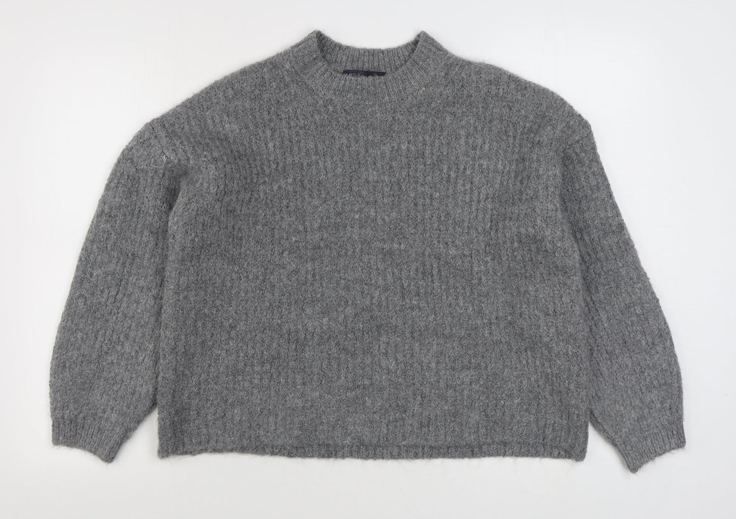 Womens UK Size M Marks and Spencer Grey Pullover Jumper