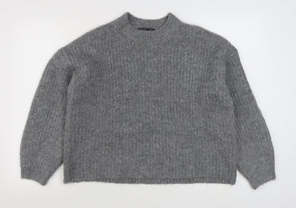 Womens UK Size M Marks and Spencer Grey Pullover Jumper