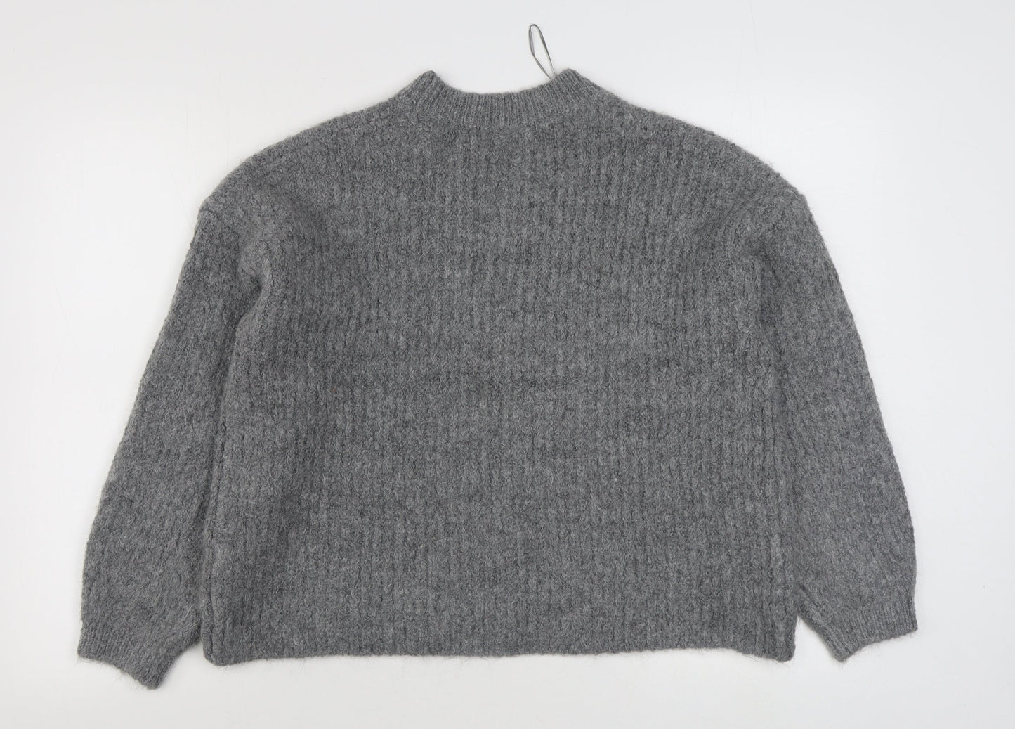 Womens UK Size M Marks and Spencer Grey Pullover Jumper
