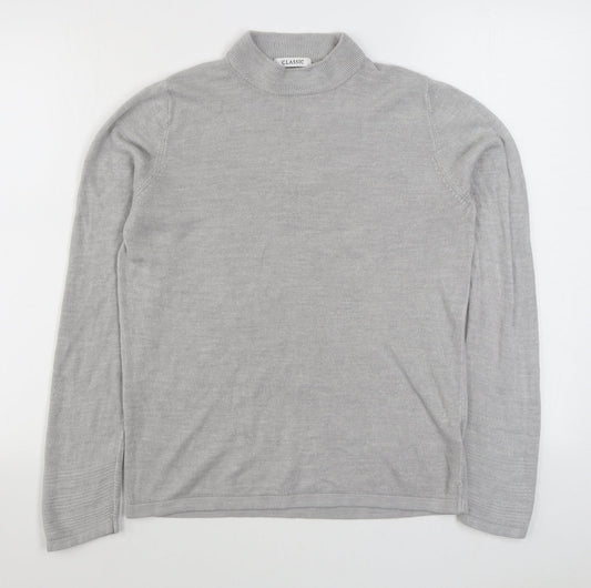 Womens UK Size 12 Marks and Spencer Grey Pullover Jumper