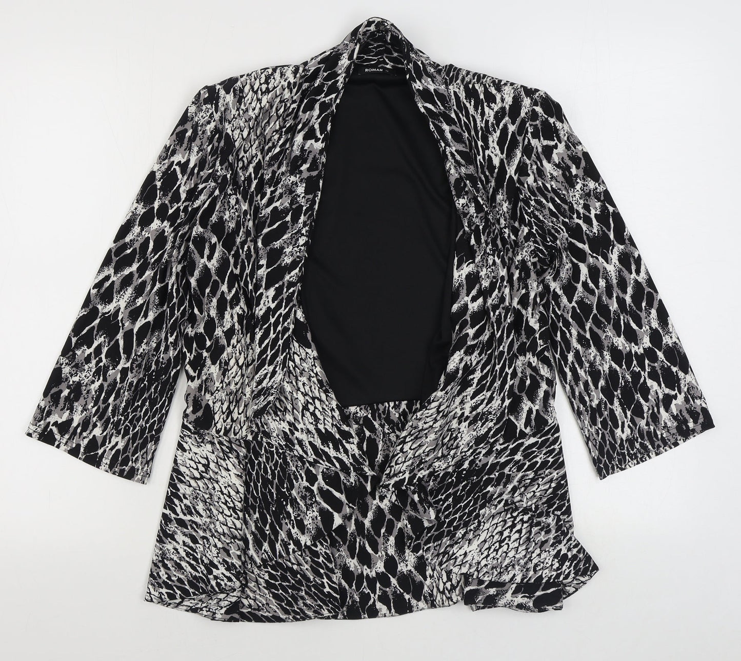 Womens UK Size 12 Roman Black Jacket