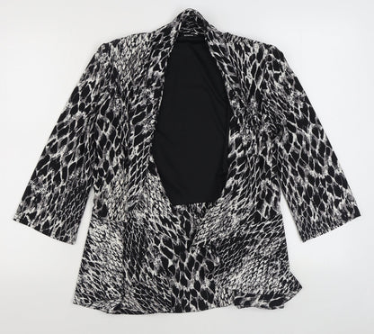 Womens UK Size 12 Roman Black Jacket