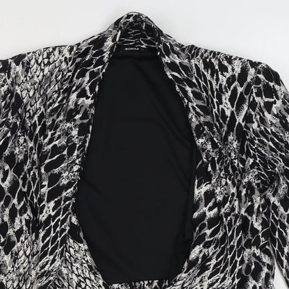 Womens UK Size 12 Roman Black Jacket