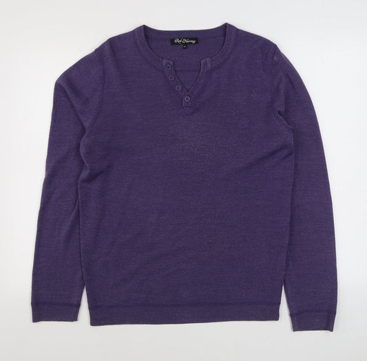 Womens UK Size M Debenhams Purple Pullover Jumper