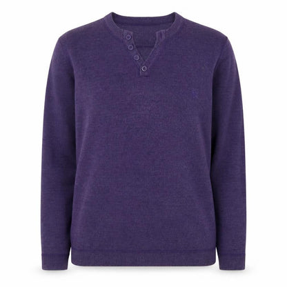 Womens UK Size M Debenhams Purple Pullover Jumper