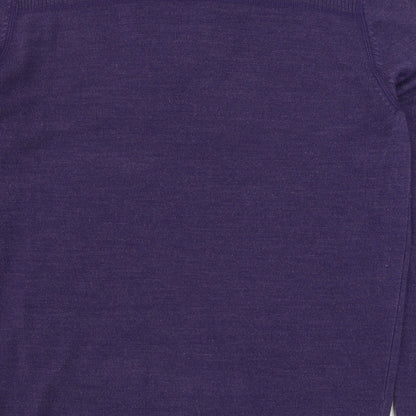 Womens UK Size M Debenhams Purple Pullover Jumper