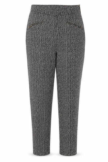 Womens UK Size 8 Phase Eight Regular Fit  Black Trousers