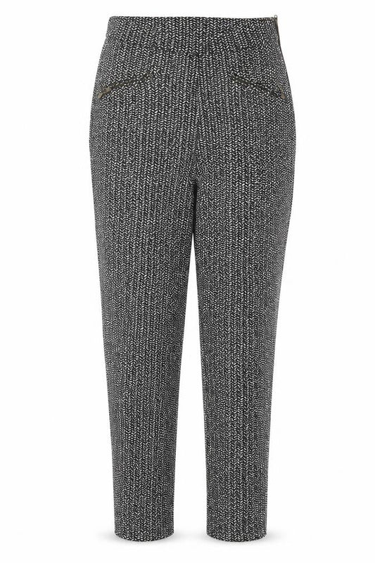 Womens UK Size 8 Phase Eight Regular Fit  Black Trousers