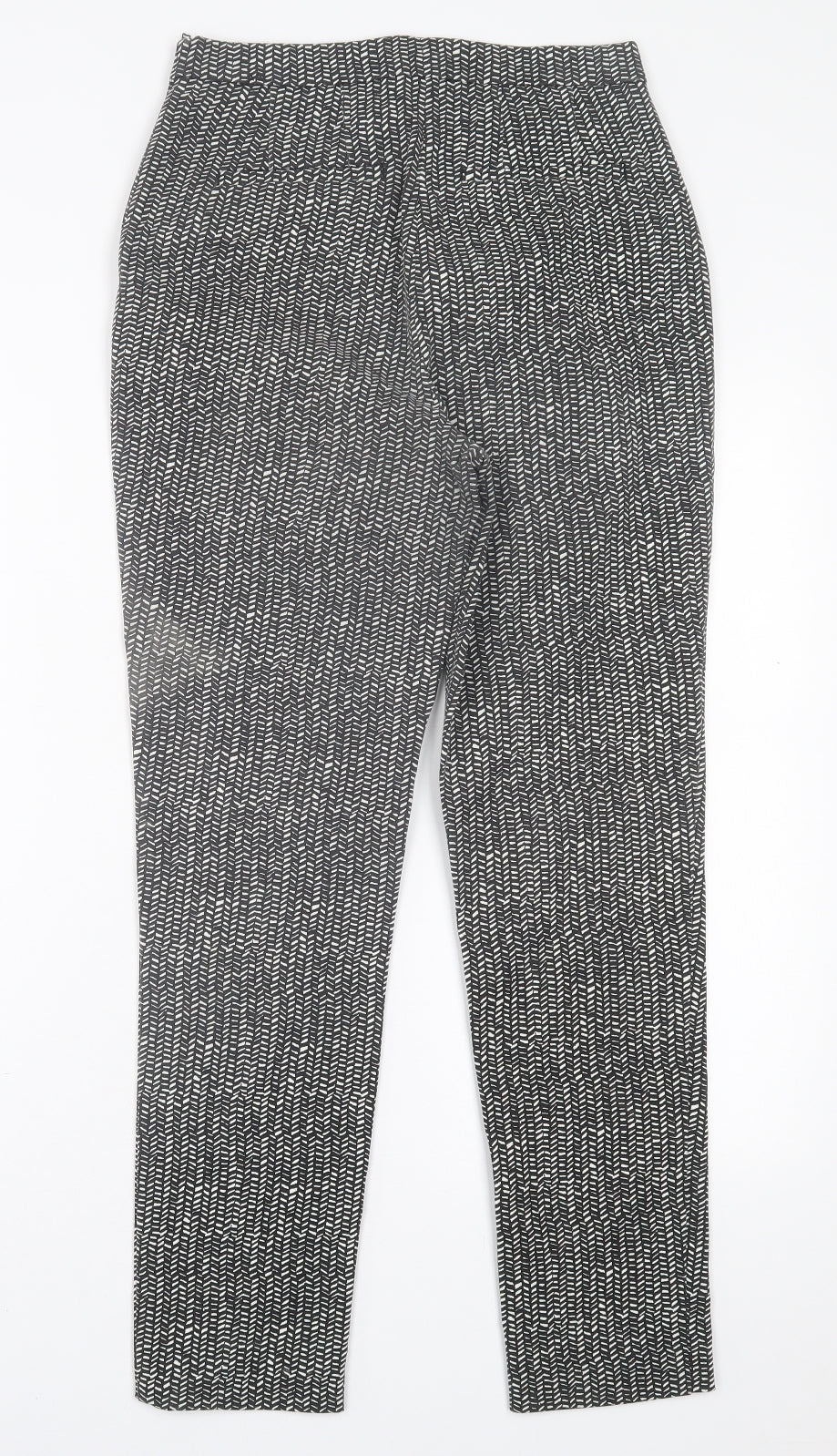 Womens UK Size 8 Phase Eight Regular Fit  Black Trousers