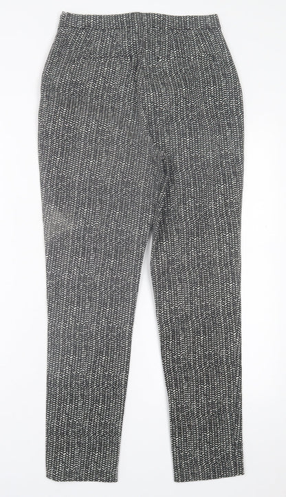 Womens UK Size 8 Phase Eight Regular Fit  Black Trousers