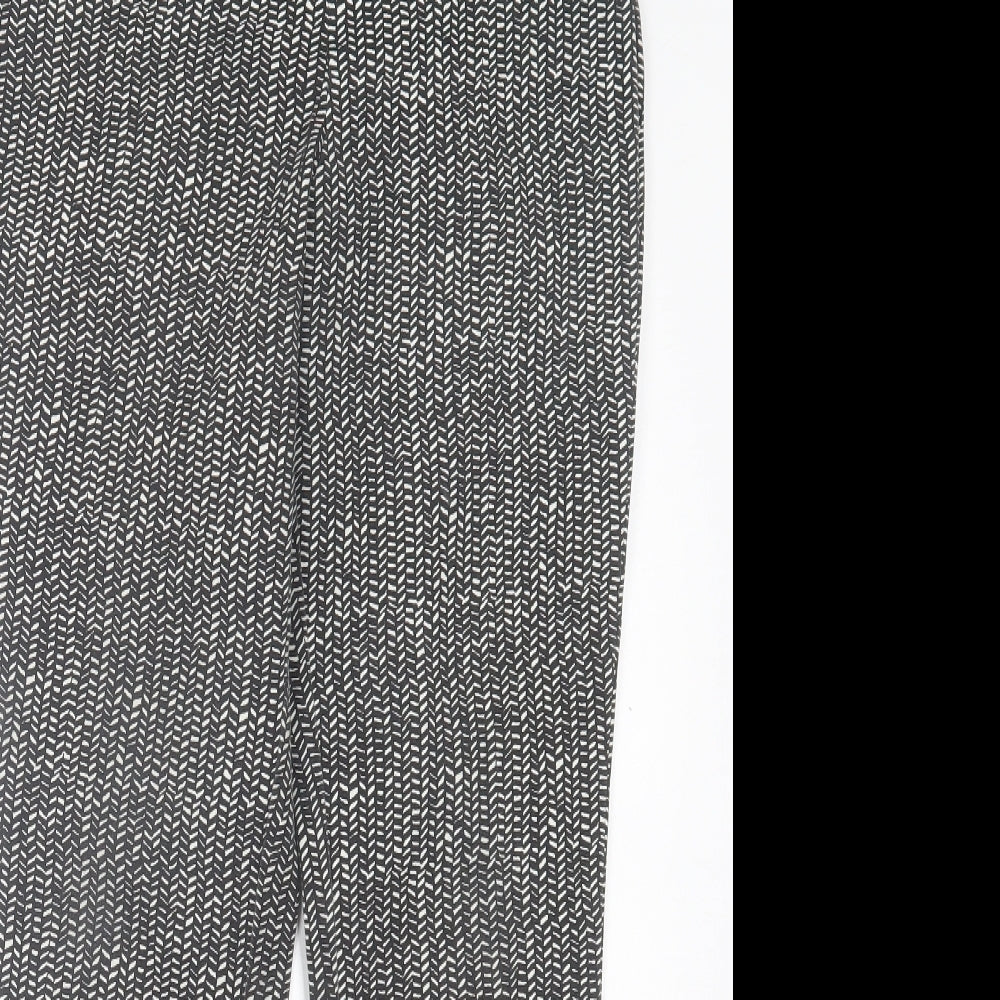 Womens UK Size 8 Phase Eight Regular Fit  Black Trousers