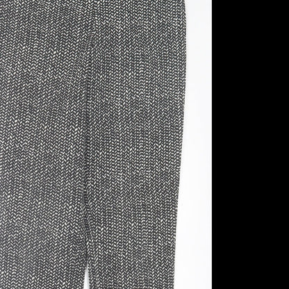 Womens UK Size 8 Phase Eight Regular Fit  Black Trousers