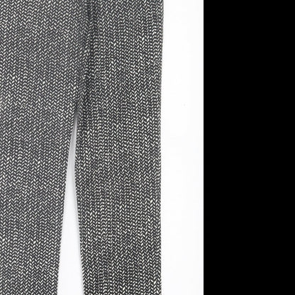 Womens UK Size 8 Phase Eight Regular Fit  Black Trousers