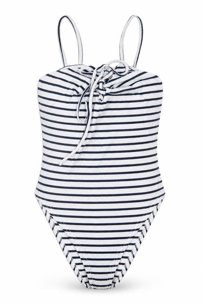 Womens UK Size 8 Missguided One-Piece Blue Bodysuit