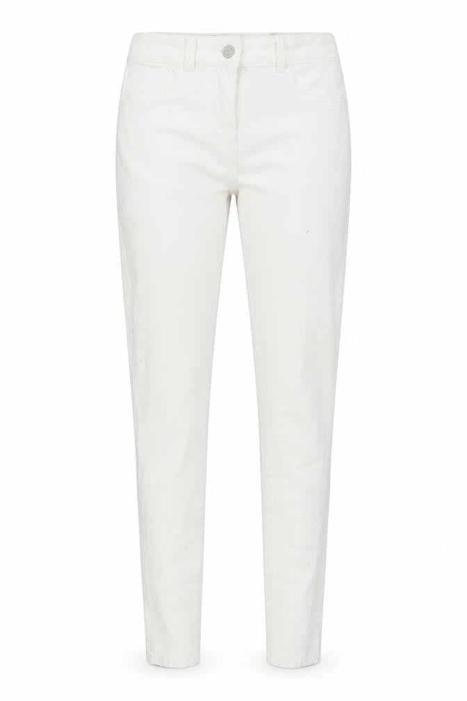 Womens UK Size 10 NEXT Regular Fit Skinny White Jeans